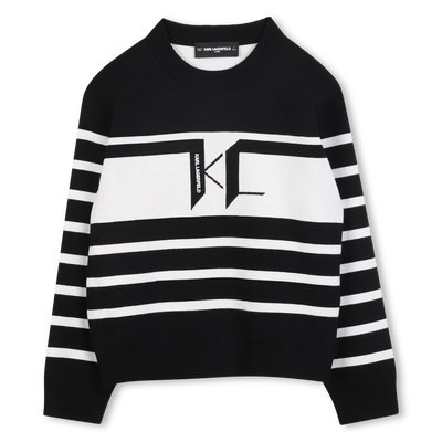 Knitted sweater KARL LAGERFELD KIDS BOY