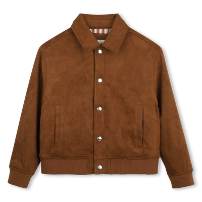 Suede jacket KIDS AROUND BOY