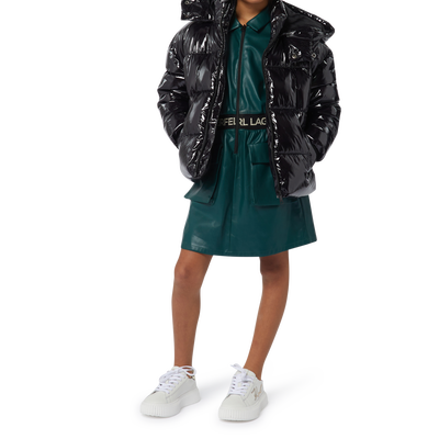 Knitted hat with sequins KARL LAGERFELD KIDS GIRL