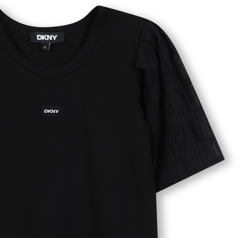 Bi-material party dress DKNY 
                        GIRL