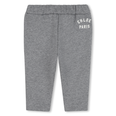 Brushed cotton fleece trousers CHLOE GIRL
