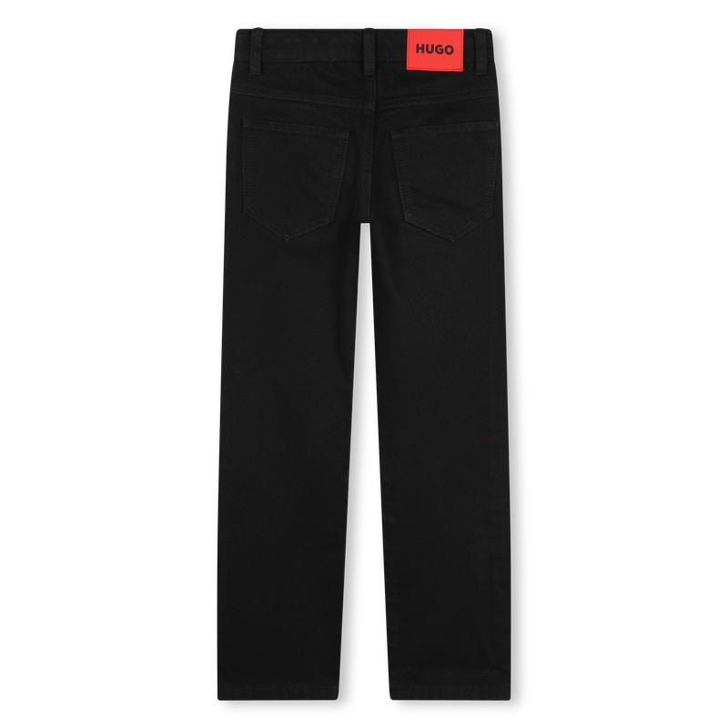 Cotton-Rich Straight-Leg Jeans HUGO 
                        BOY