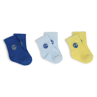 Three-pack of logo socks TIMBERLAND BOY