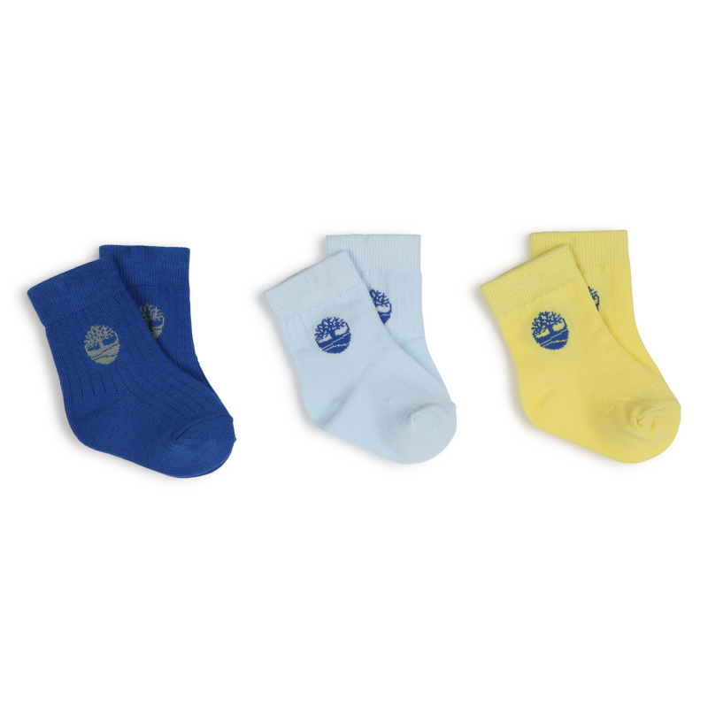 Three-pack of logo socks TIMBERLAND 
                        BOY