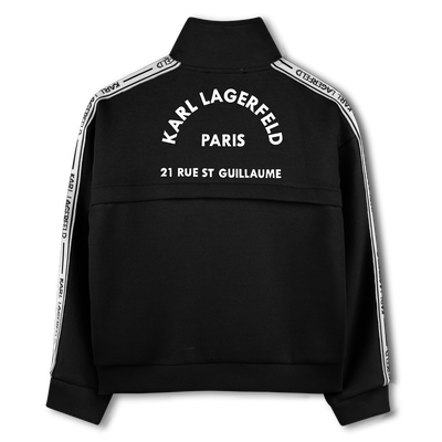 Elasticated-waist sweatshirt KARL LAGERFELD KIDS GIRL