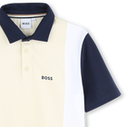 Short-sleeved cotton polo BOSS 
                    BOY
