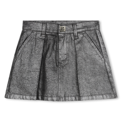 Cotton denim skirt DKNY GIRL
