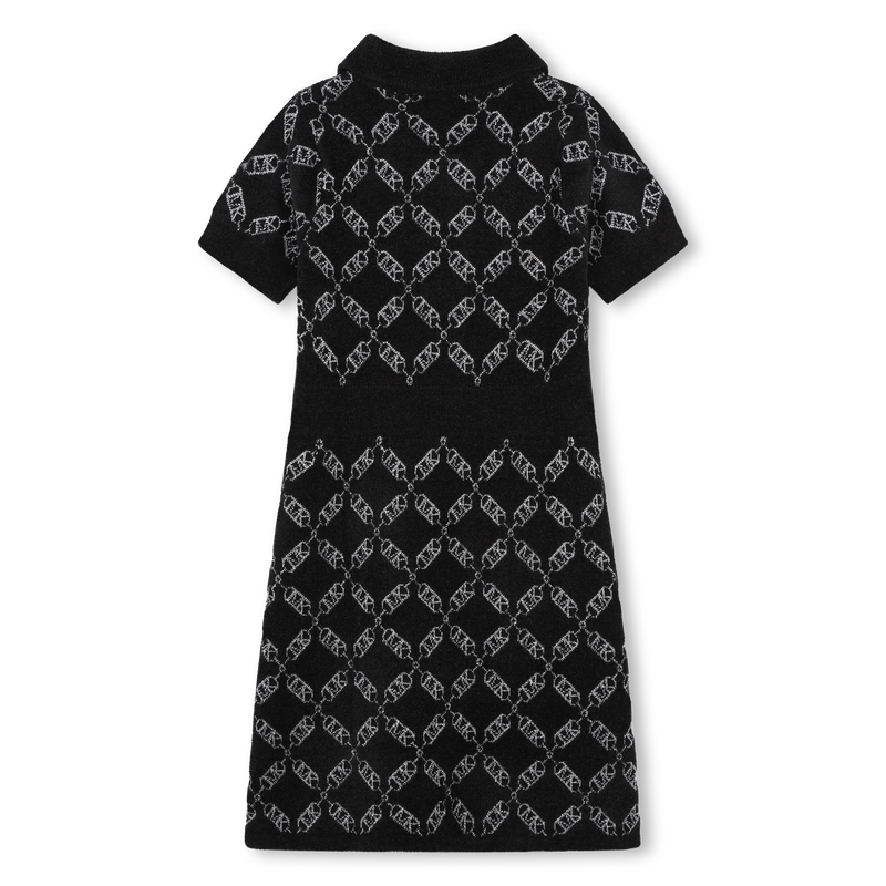 Short-Sleeved Jacquard Dress MICHAEL KORS 
                        GIRL