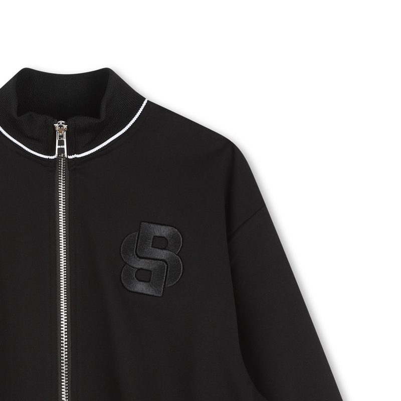 Striped embroidered cardigan BOSS 
                        GIRL