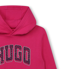 Kangaroo pocket fleece dress HUGO 
                    GIRL