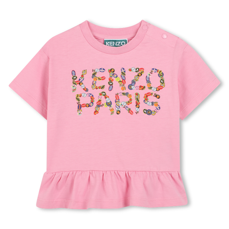 Cotton T-shirt and leggings KENZO KIDS 
                        GIRL