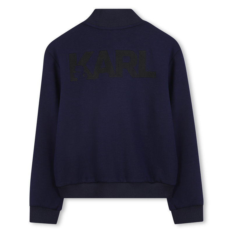 Double jersey cardigan KARL LAGERFELD KIDS 
                        BOY