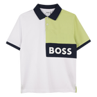 Cotton polo shirt and shorts BOSS 
                    BOY