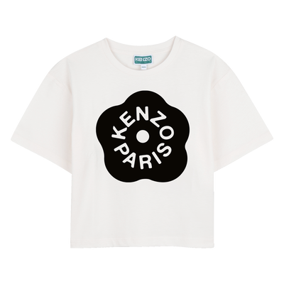 EMBOSSED PRINTED T-SHIRT KENZO KIDS GIRL