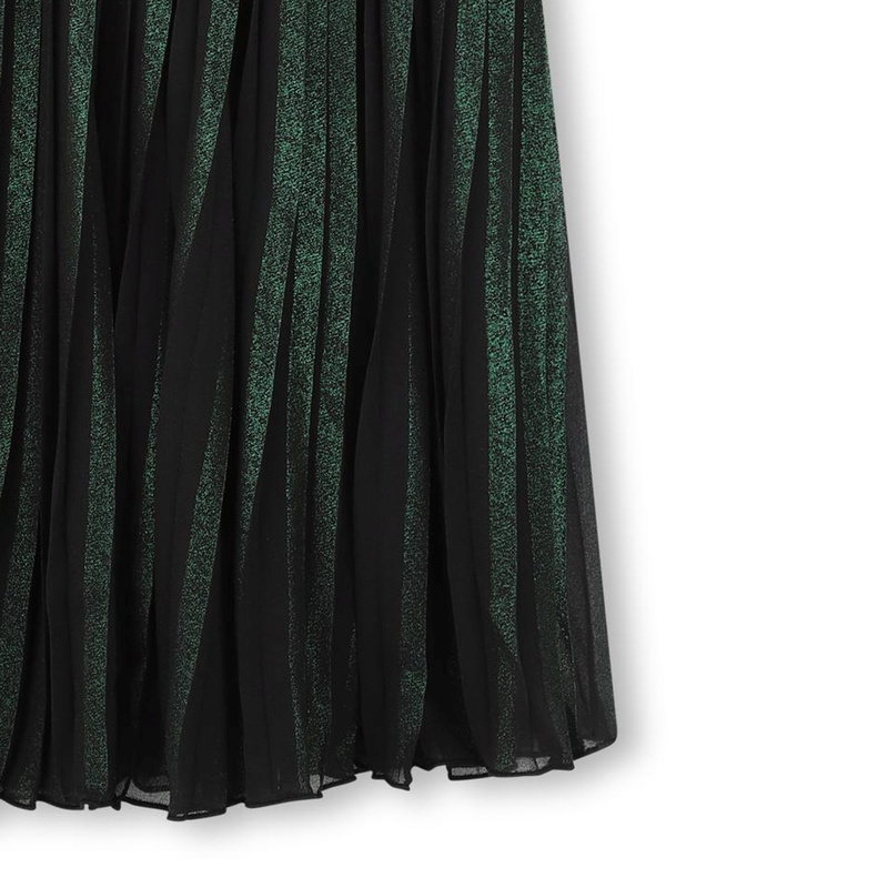 Pleated iridescent midi skirt KARL LAGERFELD KIDS 
                        GIRL