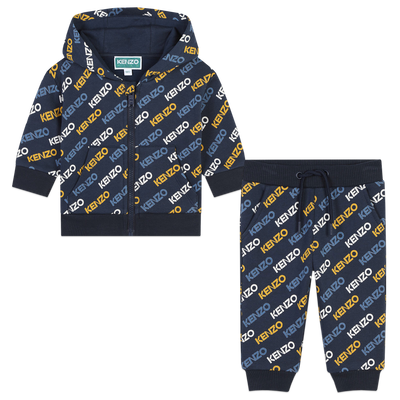 Hooded Cardigan & Trousers KENZO KIDS BOY