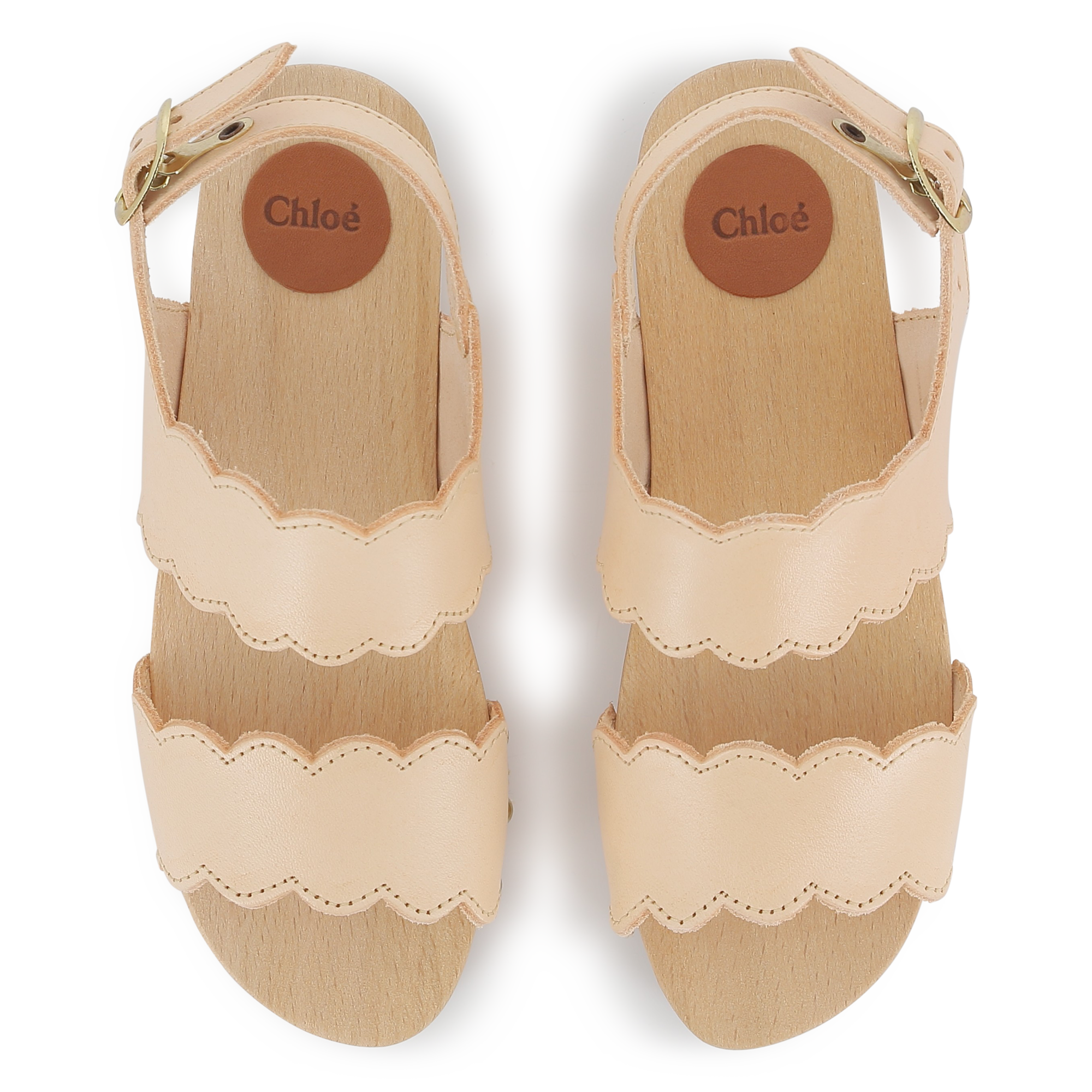 CHLOE Buckled leather sandals for GIRL | Kids around