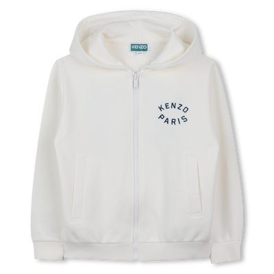 Cotton tracksuit cardigan KENZO KIDS UNISEX
