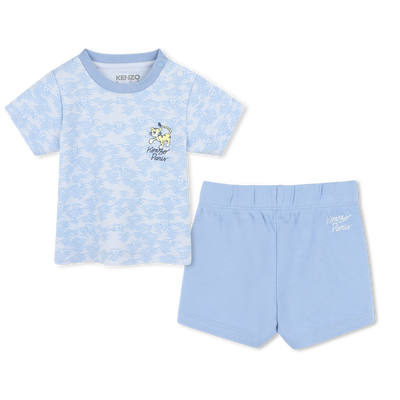 Shorts and T-shirt set KENZO KIDS BOY