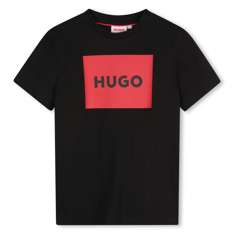 Short-sleeved cotton T-shirt HUGO 
                        BOY