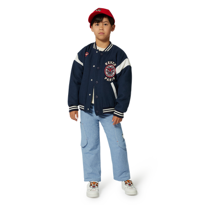 Cotton trousers with pockets KENZO KIDS BOY