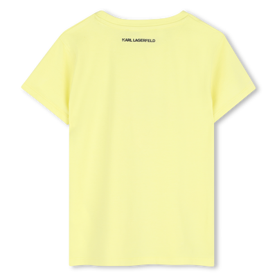 Short sleeve t-shirt KARL LAGERFELD KIDS GIRL