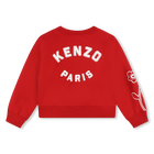 Cotton fleece sweatshirt KENZO KIDS 
                    GIRL