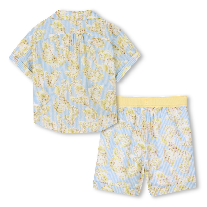 Seashell shirt and shorts GIVENCHY 
                        GIRL