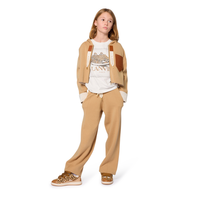 Hooded knit cardigan LANVIN GIRL