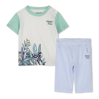 Cotton T-shirt and trousers KENZO KIDS 
                    BOY
