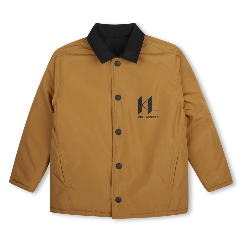 Reversible down jacket KARL LAGERFELD KIDS 
                        BOY