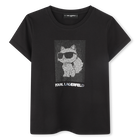 Short-sleeved T-shirt KARL LAGERFELD KIDS 
                    GIRL