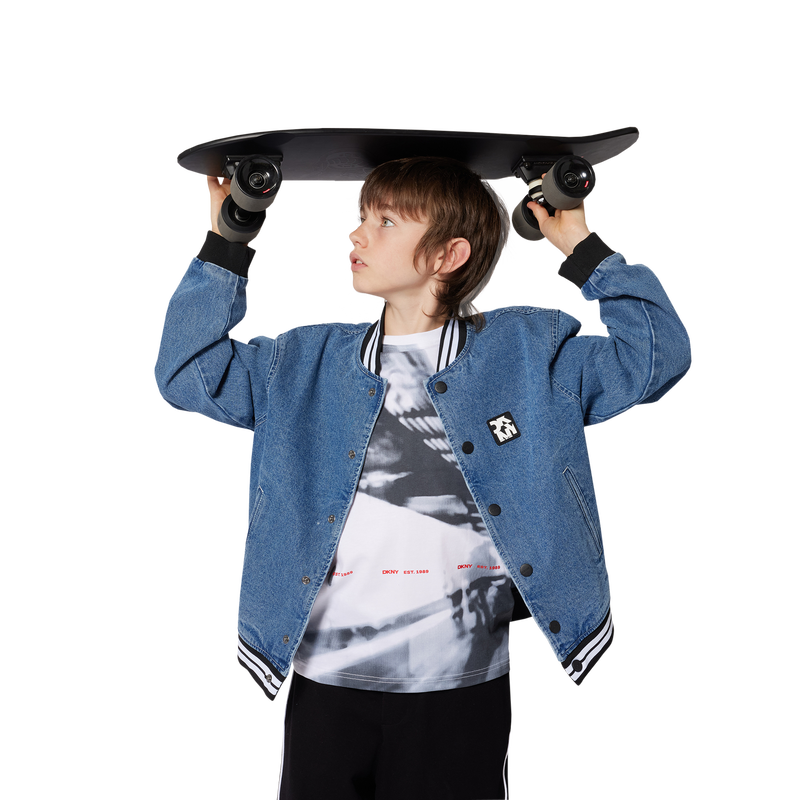 Printed cotton T-shirt DKNY 
                        BOY