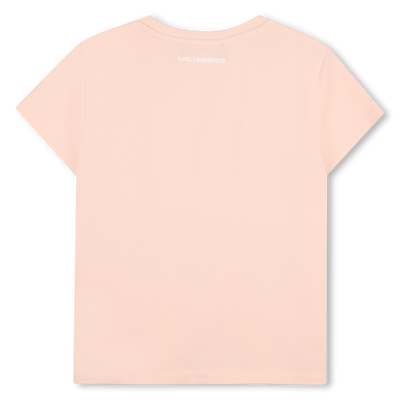 Short-sleeved t-shirt KARL LAGERFELD KIDS GIRL