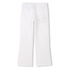 Cotton and linen trousers DKNY 
                    GIRL