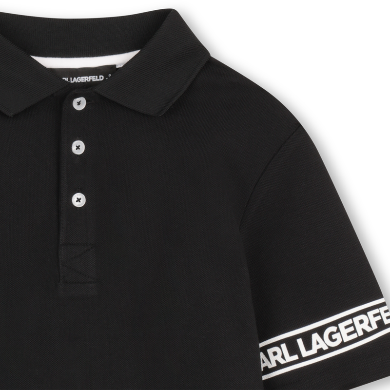 SHORT-SLEEVED POLO SHIRT KARL LAGERFELD KIDS 
                        BOY