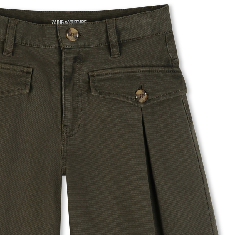 BERMUDA SHORTS WITH FLAP POCKETS ZADIG & VOLTAIRE 
                        GIRL