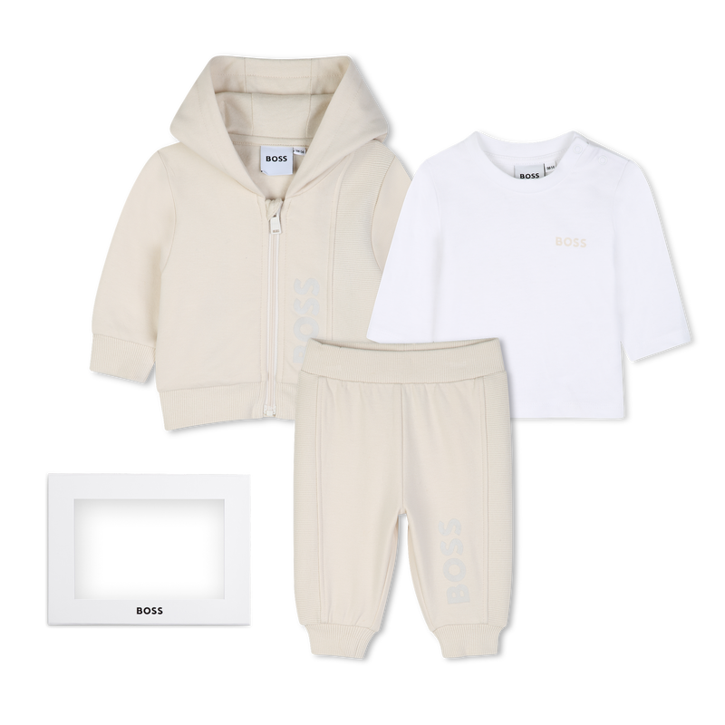 Pants, cardigan, and t-shirt set BOSS 
                        BOY