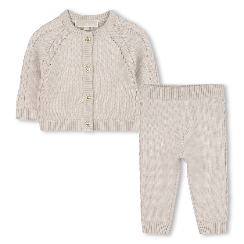 Knitted cardigan and pants set MICHAEL KORS 
                        GIRL