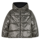 Reversible hooded puffer jacket MICHAEL KORS 
                    GIRL