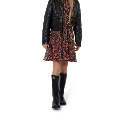 Voile-lined printed dress MICHAEL KORS GIRL