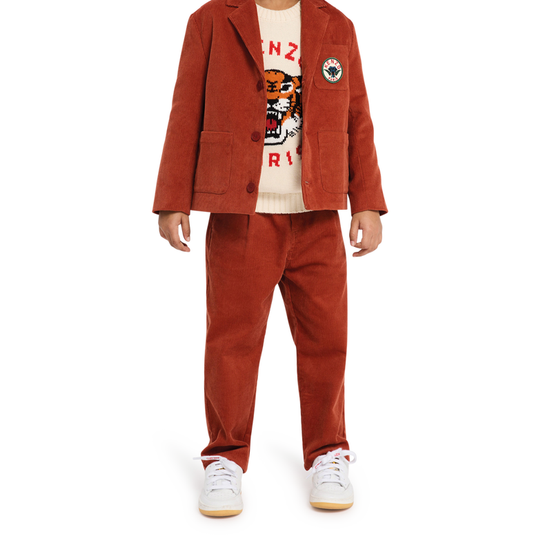 Corduroy trousers KENZO KIDS 
                        BOY