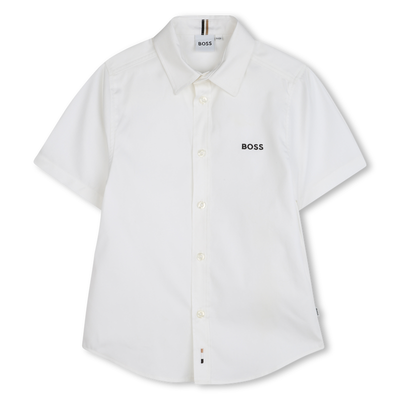 Straight cotton shirt BOSS 
                        BOY