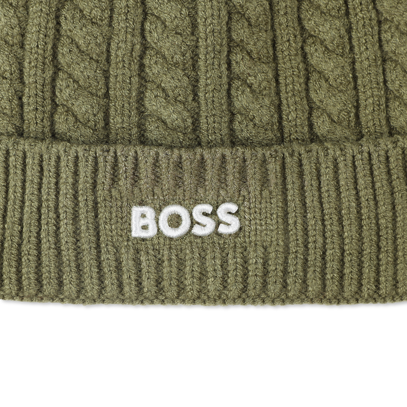 Cable knit beanie BOSS 
                        BOY