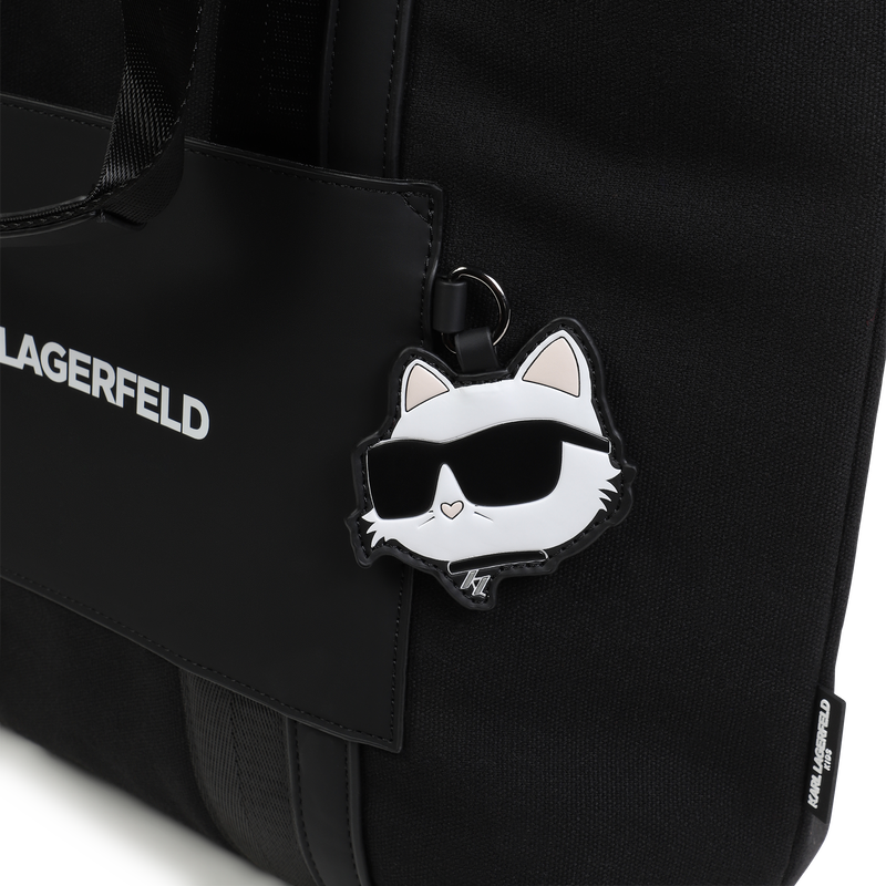 Tote bag with CHOUPETTE tag KARL LAGERFELD KIDS 
                        GIRL