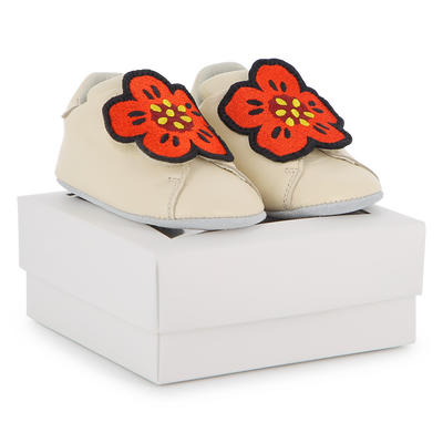 SHEEPSKIN LEATHER SLIPPERS KENZO KIDS UNISEX