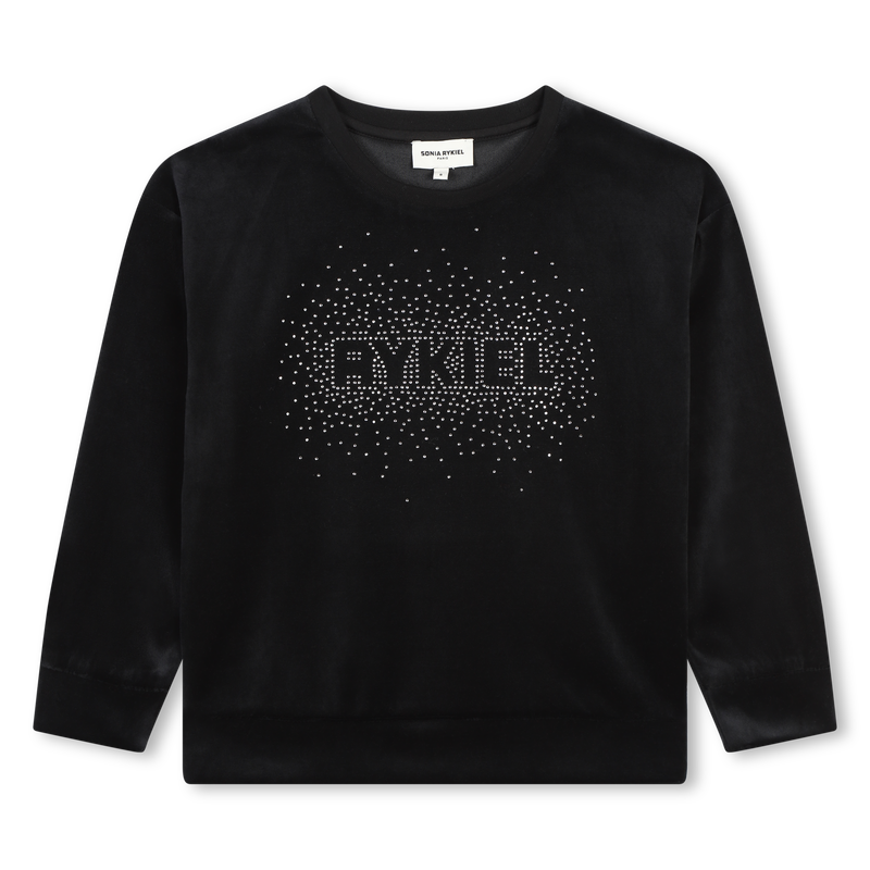Velvet sweatshirt SONIA RYKIEL 
                        GIRL