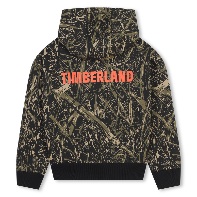 Hooded fleece cardigan TIMBERLAND 
                        BOY