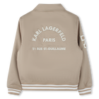 Padded twill jacket KARL LAGERFELD KIDS 
                    BOY