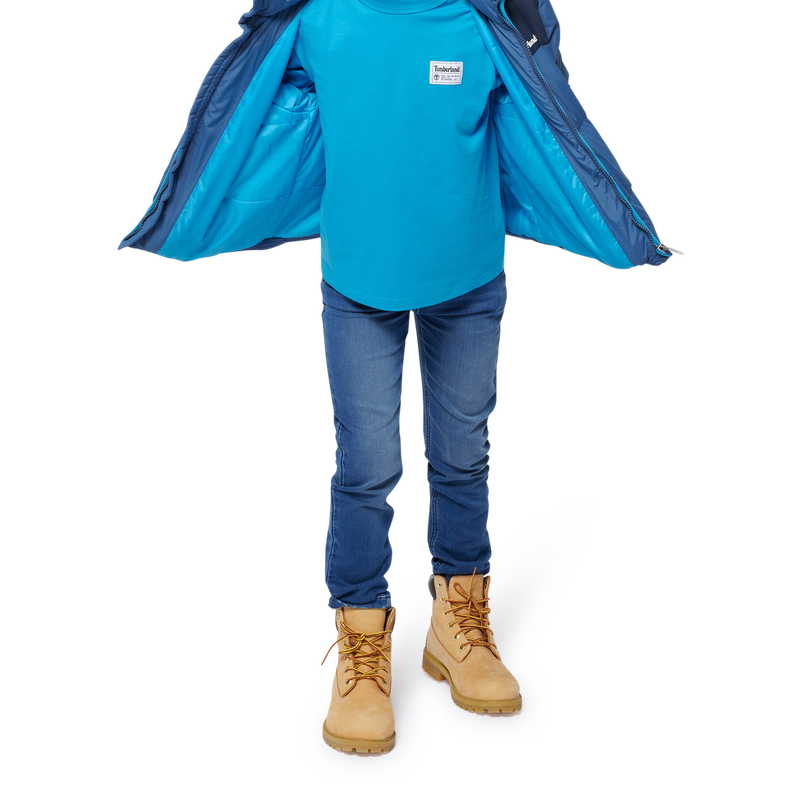 Water-repellent logo parka TIMBERLAND 
                        BOY
